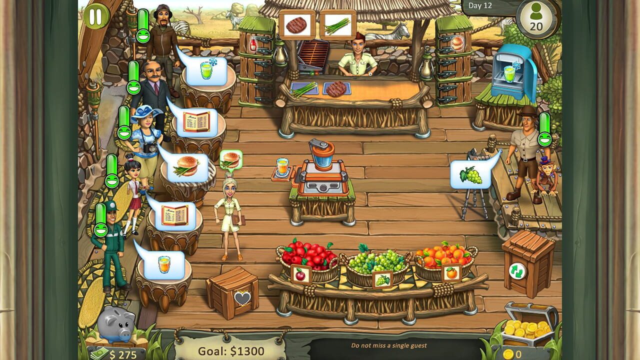 Screenshot for Katy and Bob: Safari Cafe