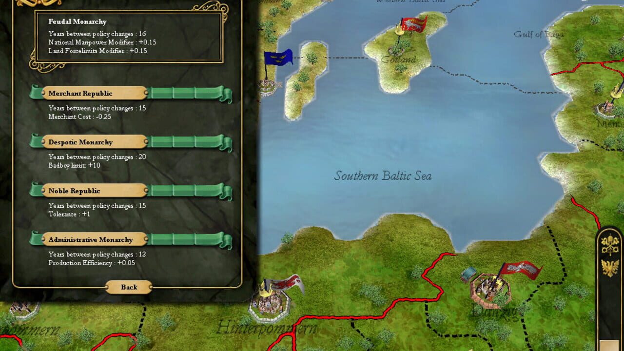 Screenshot for Europa Universalis III
