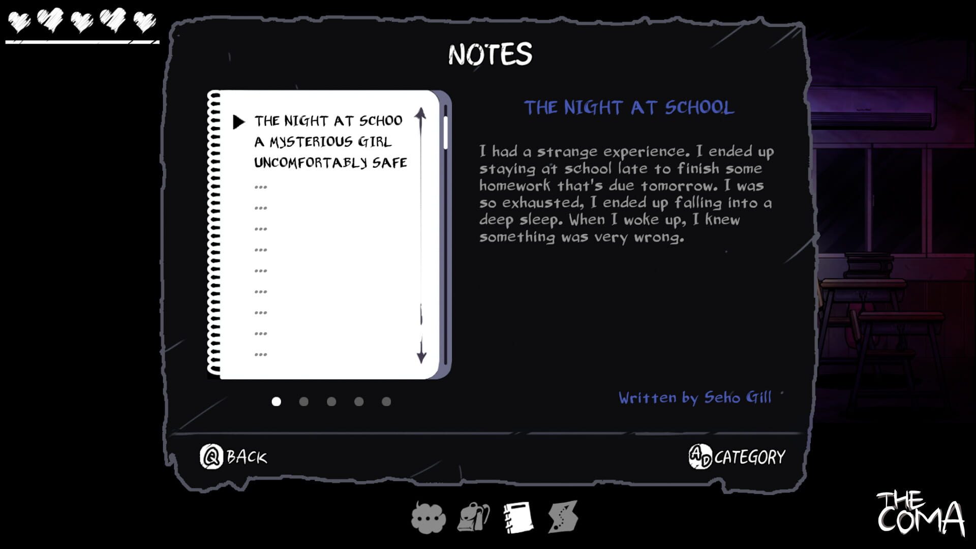 Screenshot for The Coma: Cutting Class