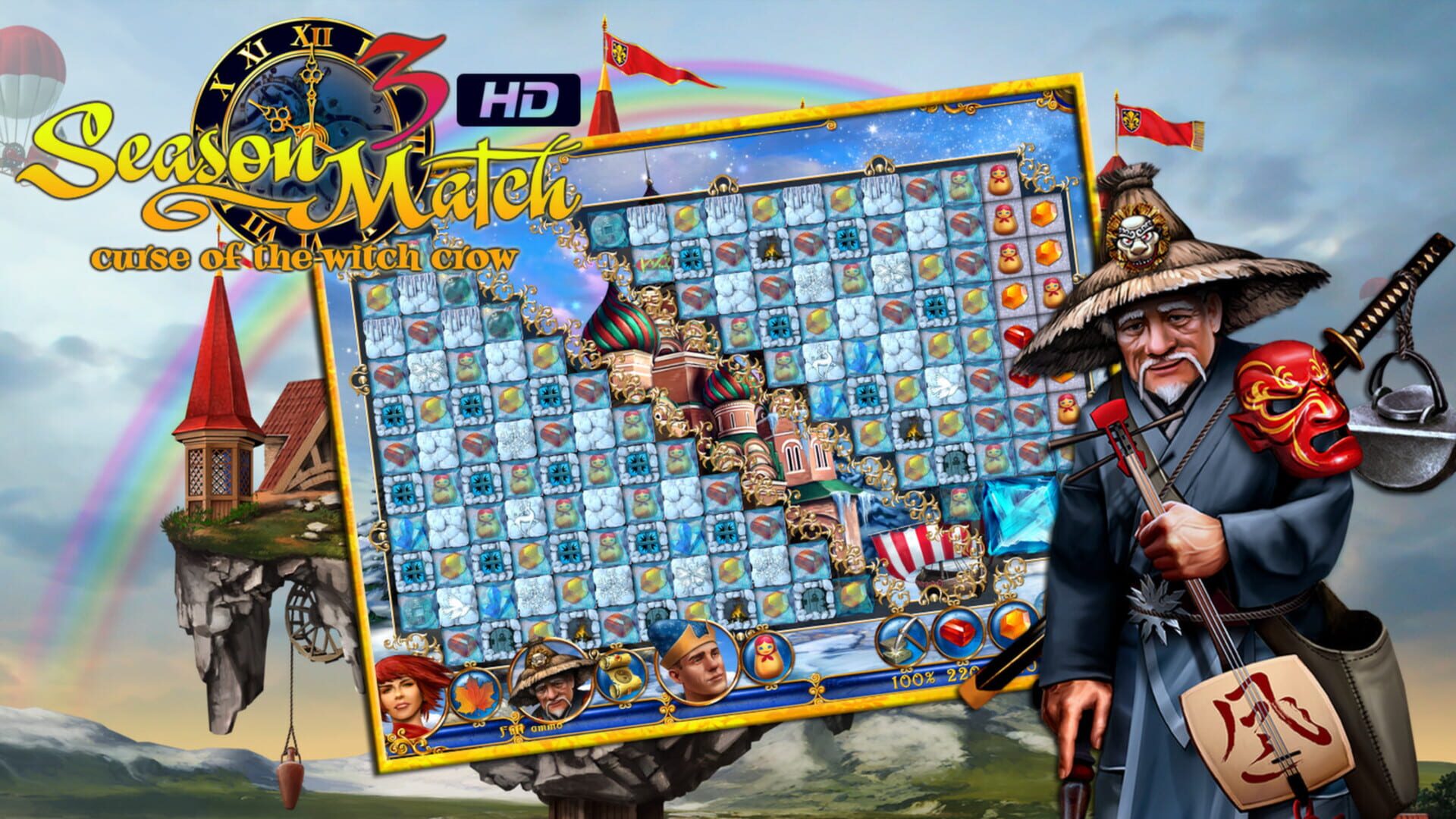 Screenshot for Season Match 3: Curse of the Witch Crow