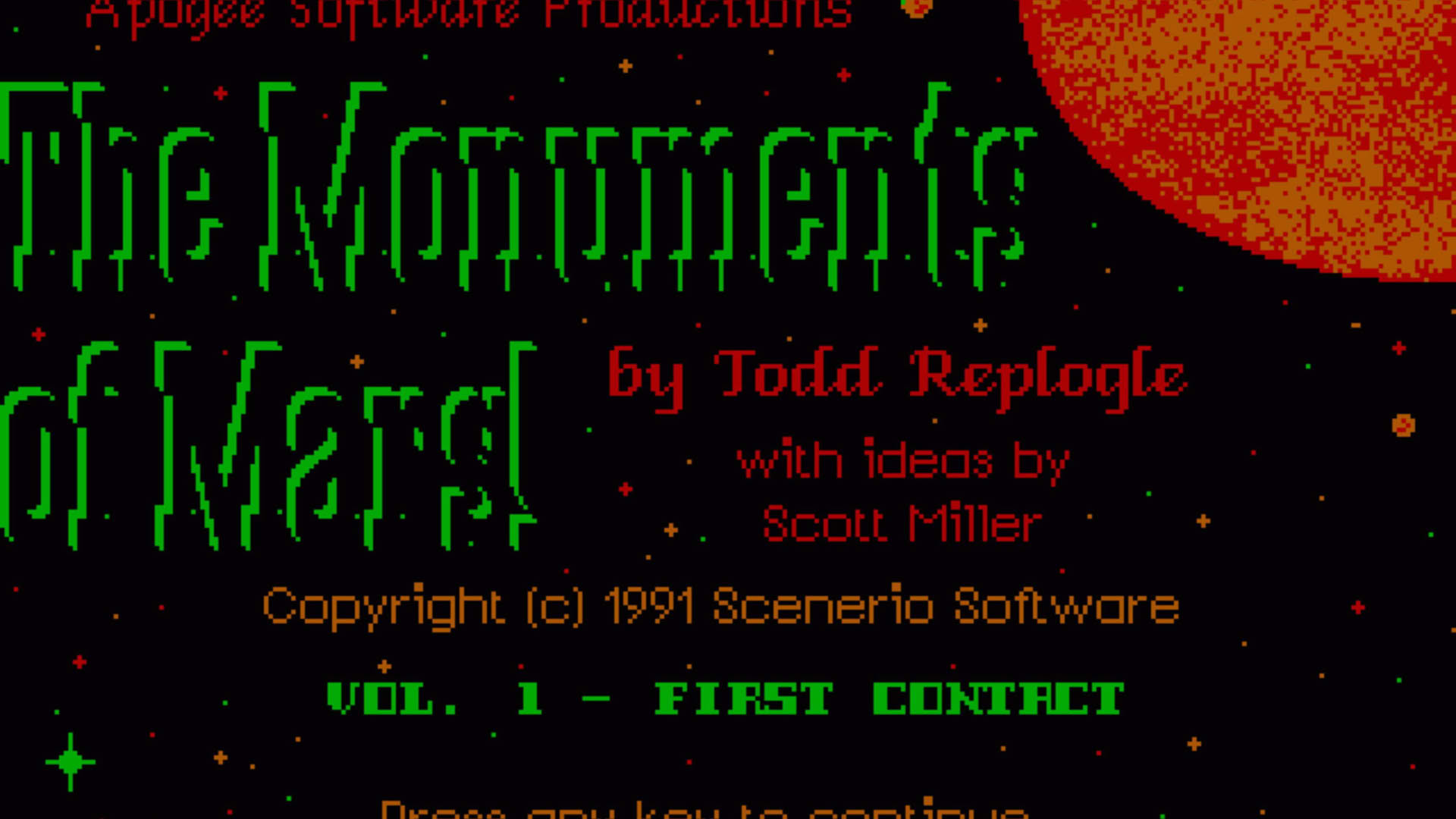 Screenshot for Monuments of Mars