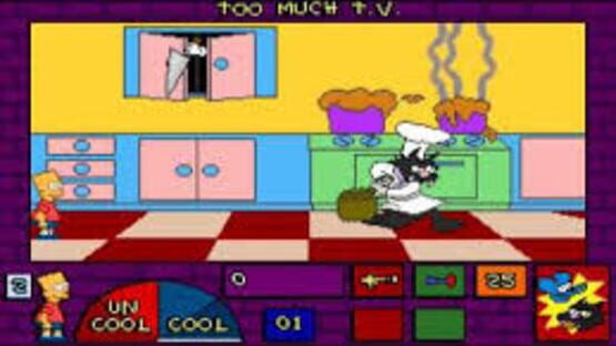 Screenshot for The Simpsons: Bart's House of Weirdness