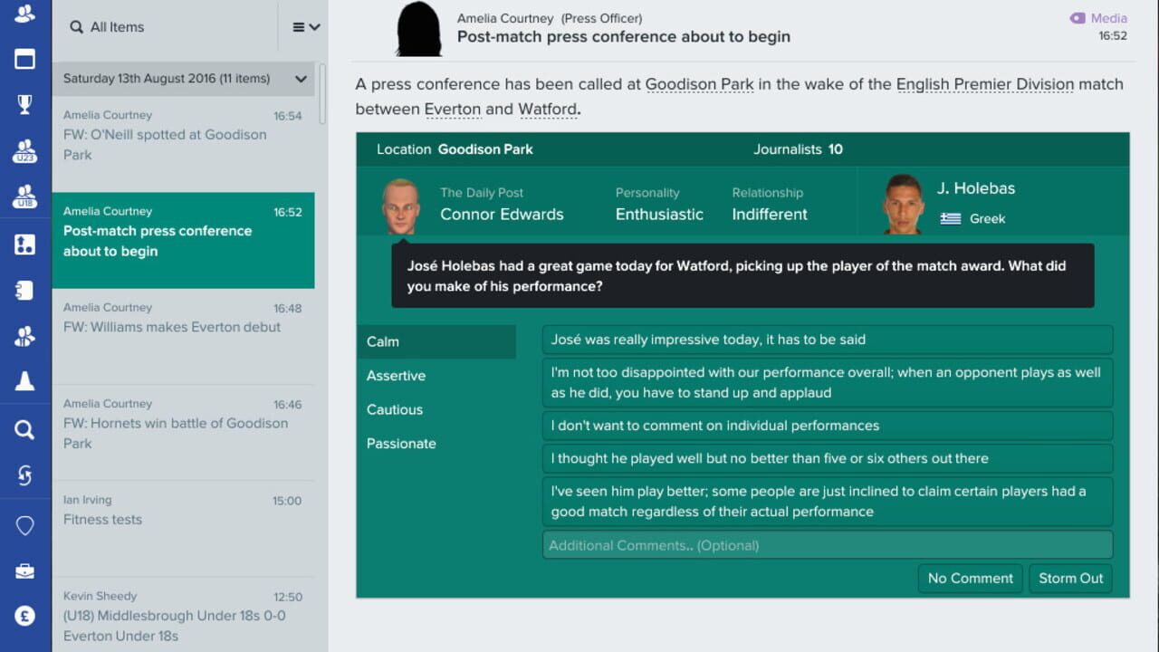 Screenshot for Football Manager 2017