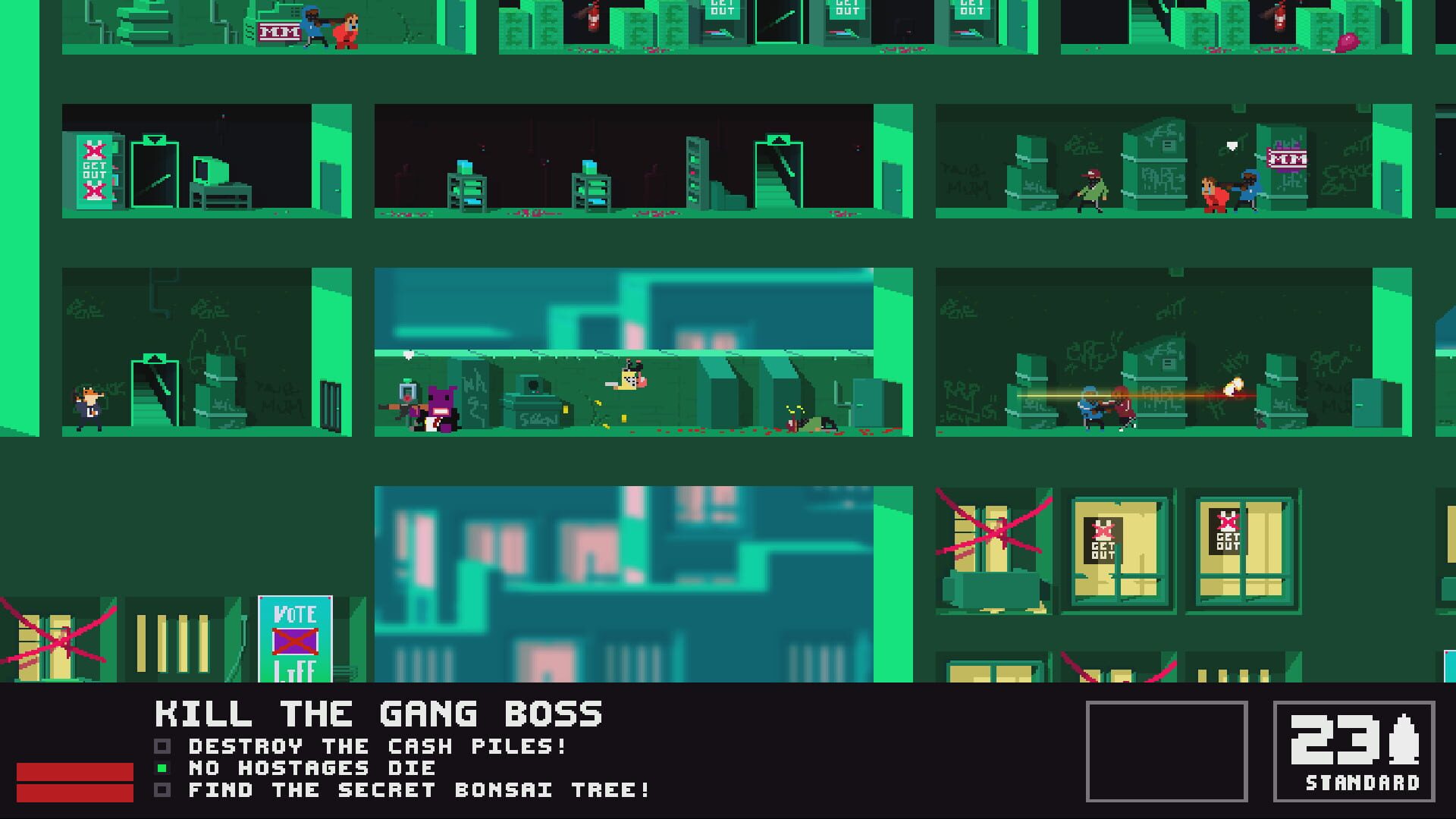 Screenshot for Not a Hero: Super Snazzy Edition