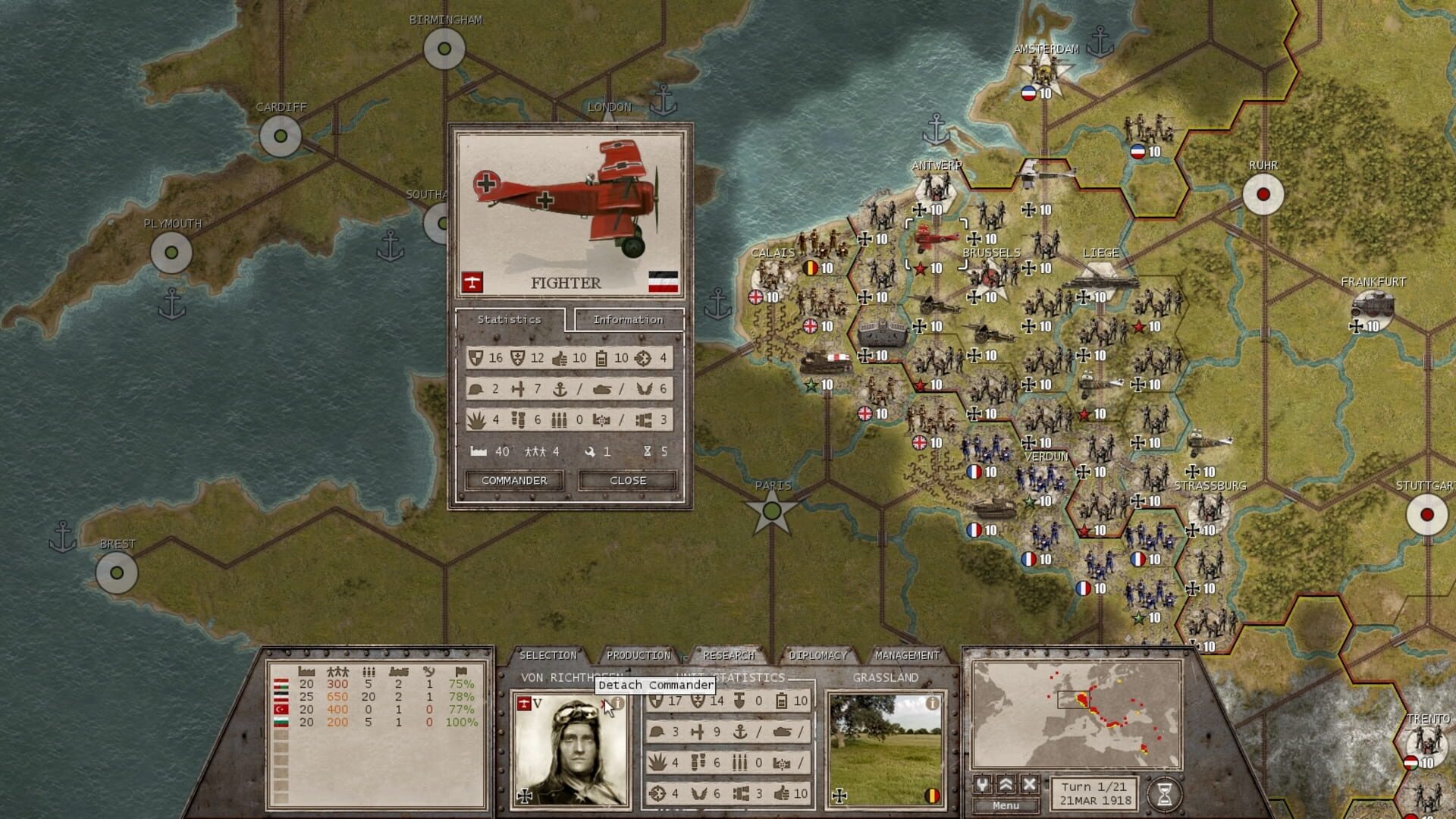 Screenshot for Commander: The Great War