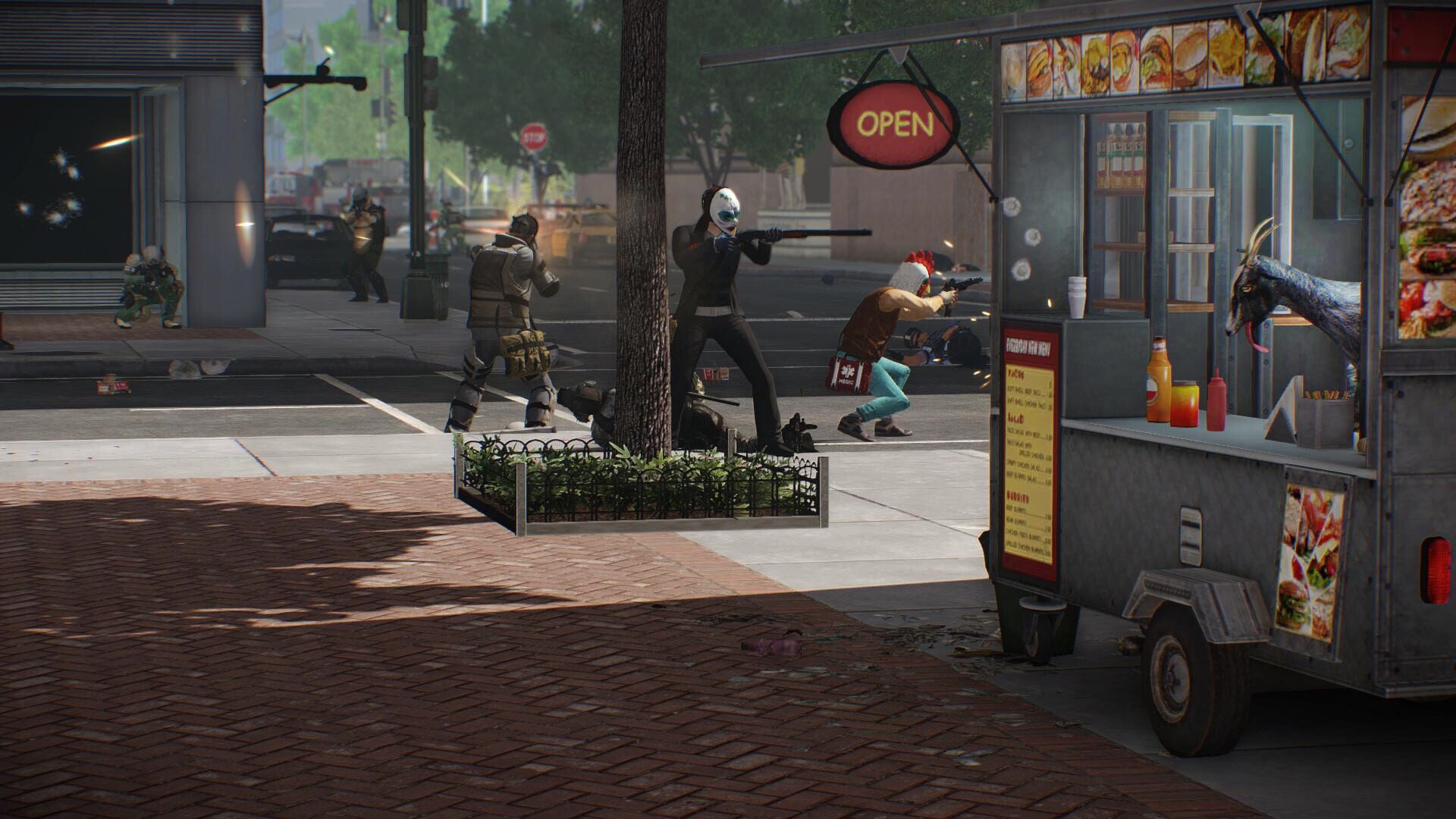 Screenshot for Payday 2: The Goat Simulator Heist