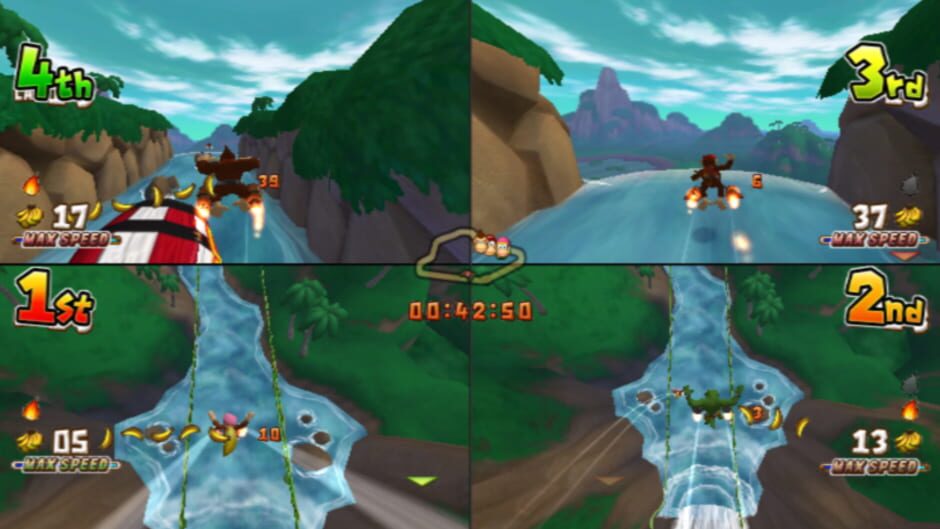 Screenshot for Donkey Kong Barrel Blast