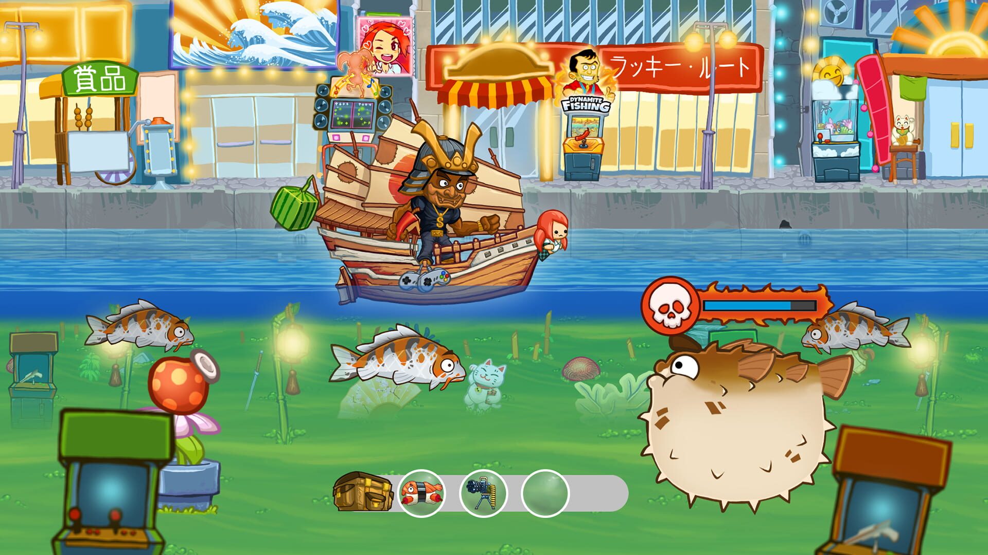 Screenshot for Dynamite Fishing: World Games