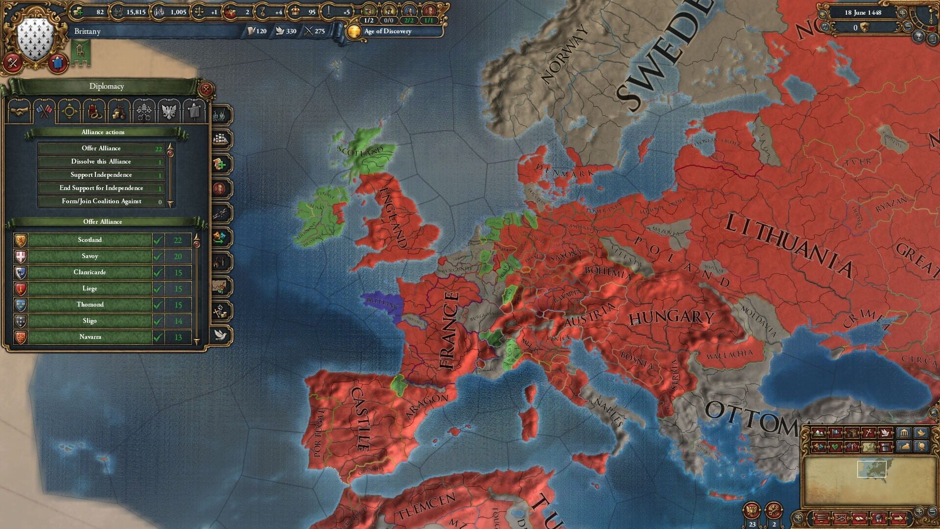 Screenshot for Europa Universalis IV: Mandate of Heaven