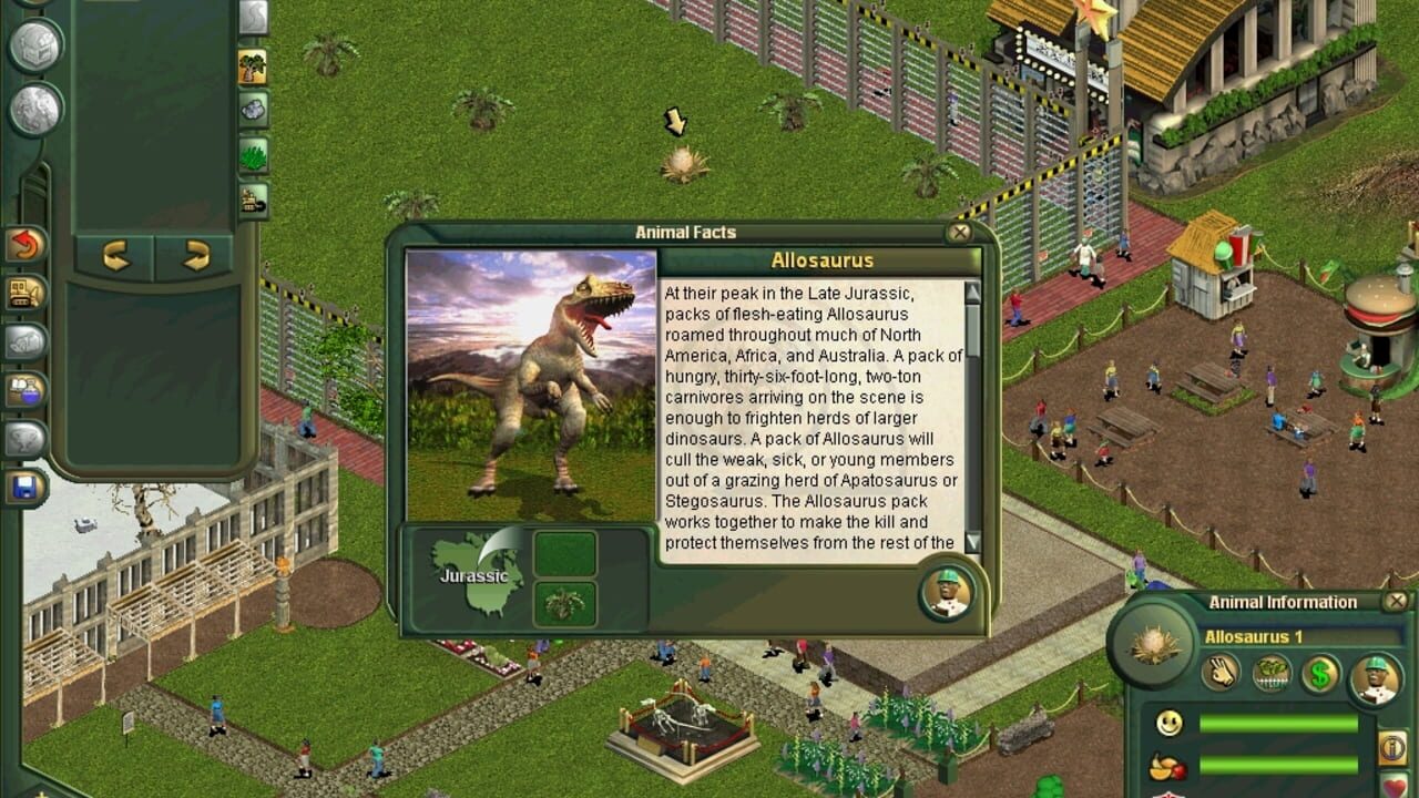 Screenshot for Zoo Tycoon: Dinosaur Digs