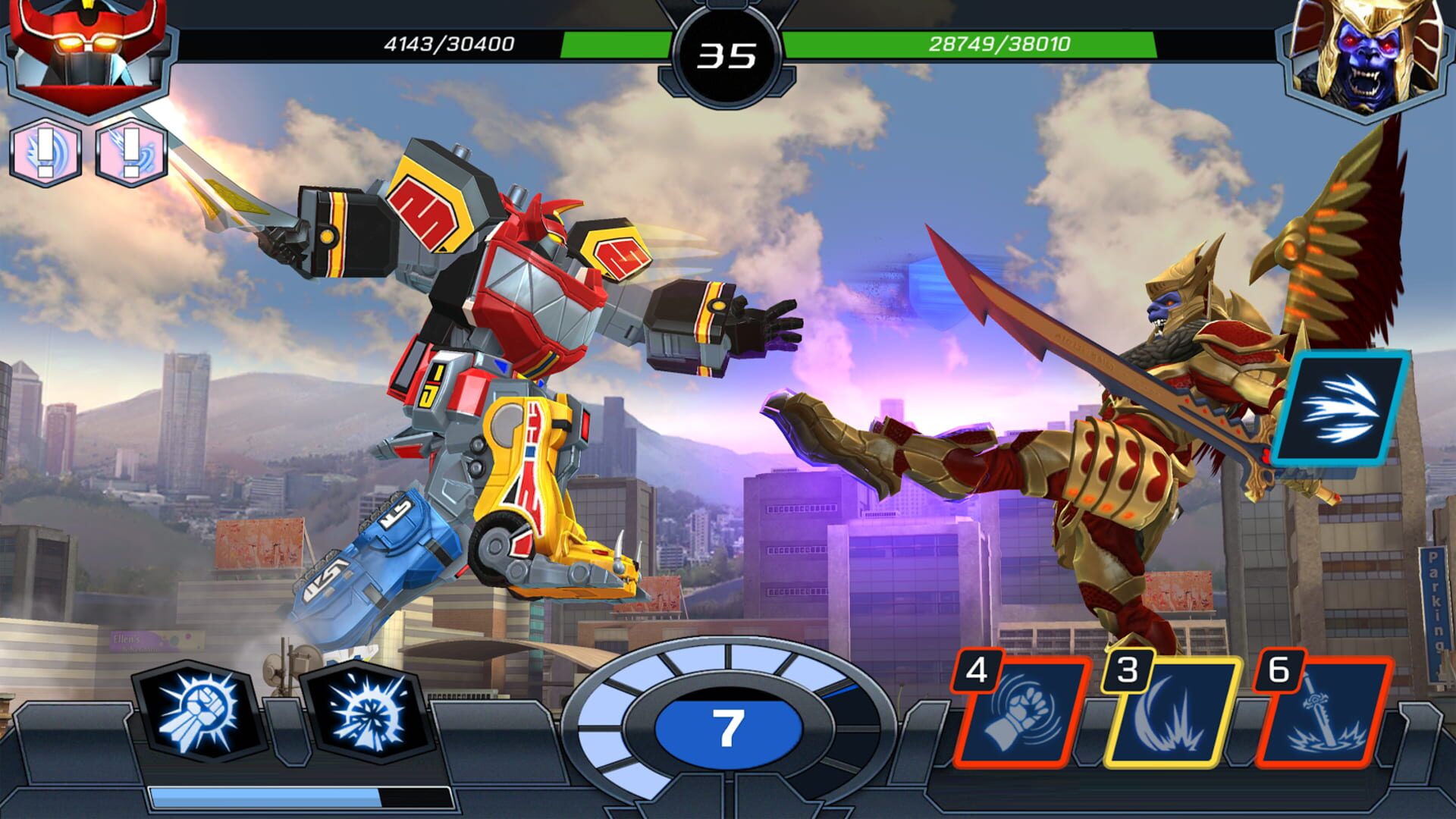 Screenshot for Power Rangers: Legacy Wars