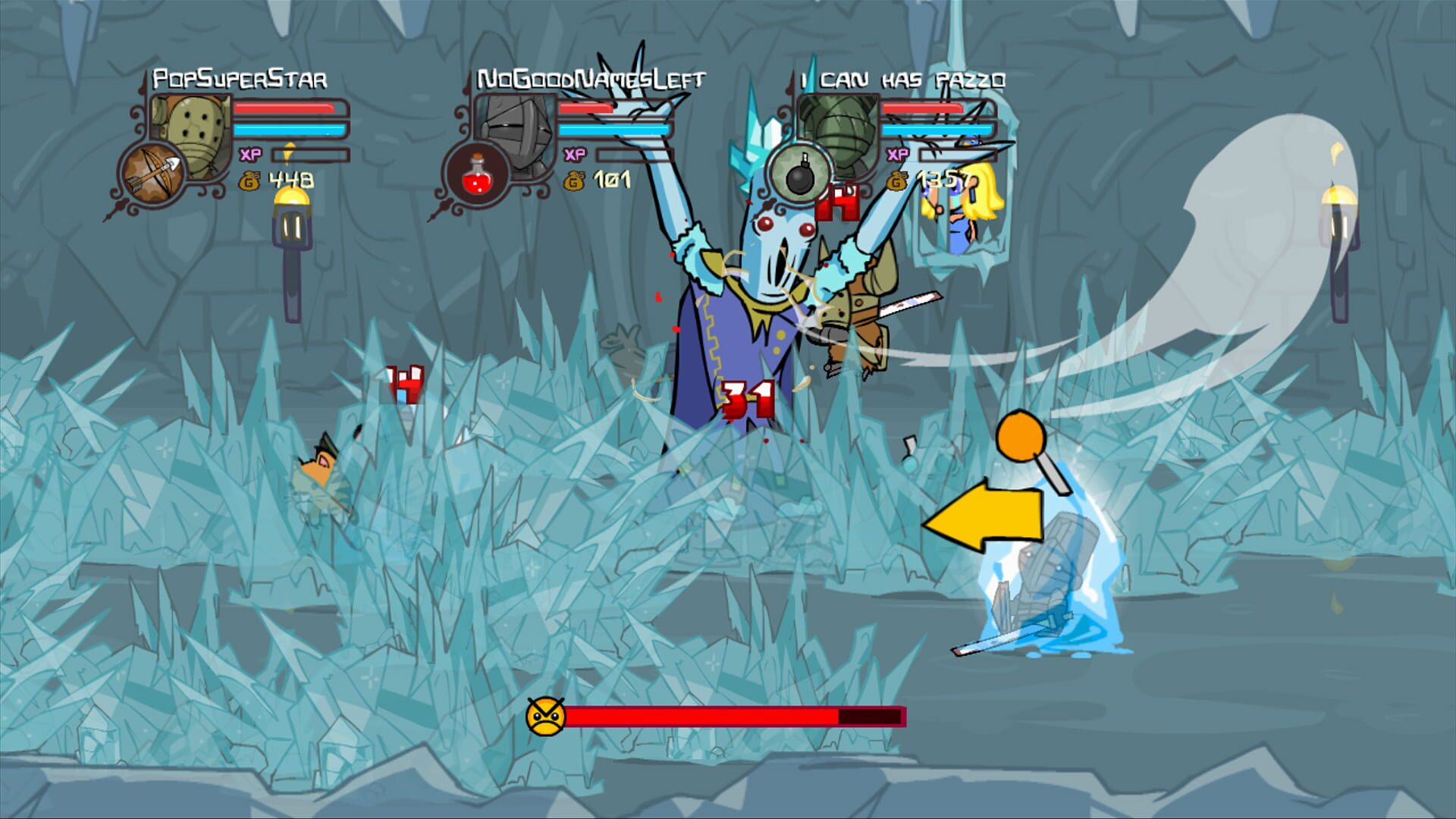 Screenshot for Castle Crashers