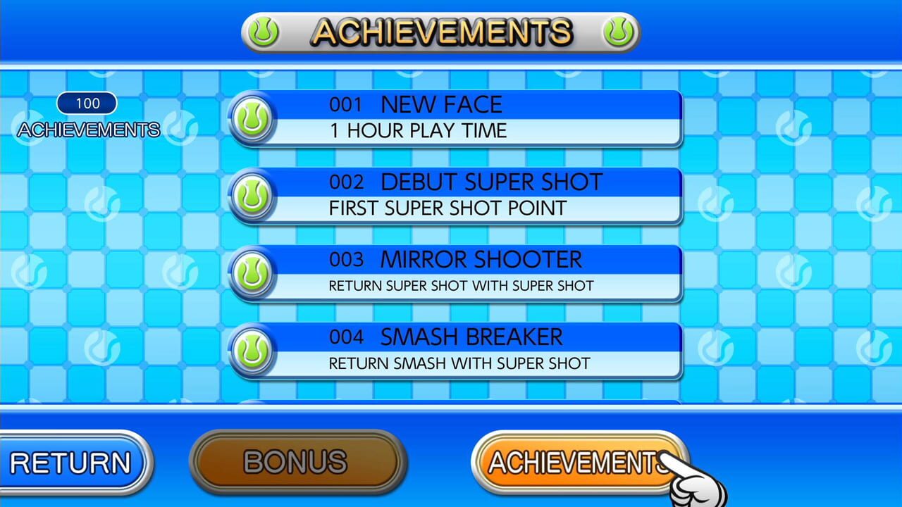 Screenshot for Tennis