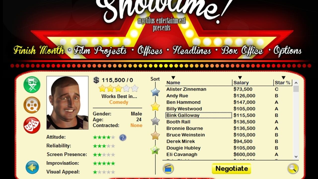 Screenshot for Showtime!