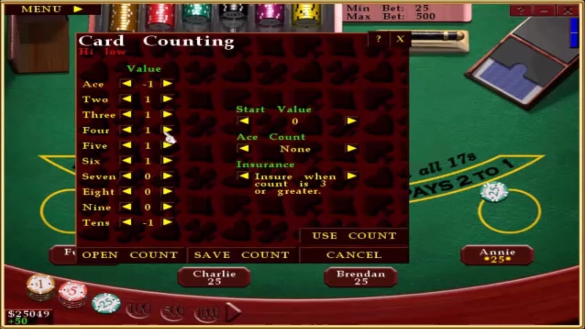 Screenshot for Casino Blackjack