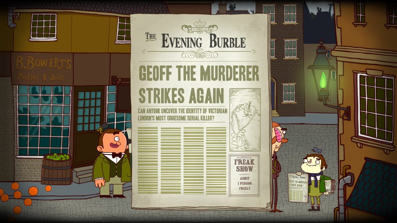 Screenshot for The Adventures of Bertram Fiddle: Episode 1 - A Dreadly Business