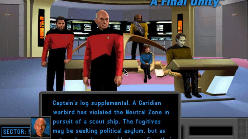 Screenshot for Star Trek: The Next Generation - A Final Unity