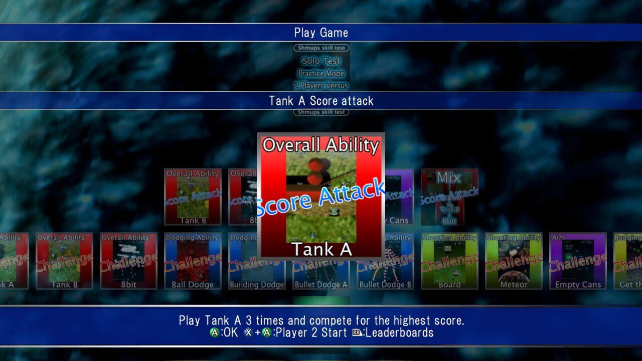 Screenshot for Shmups Skill Test