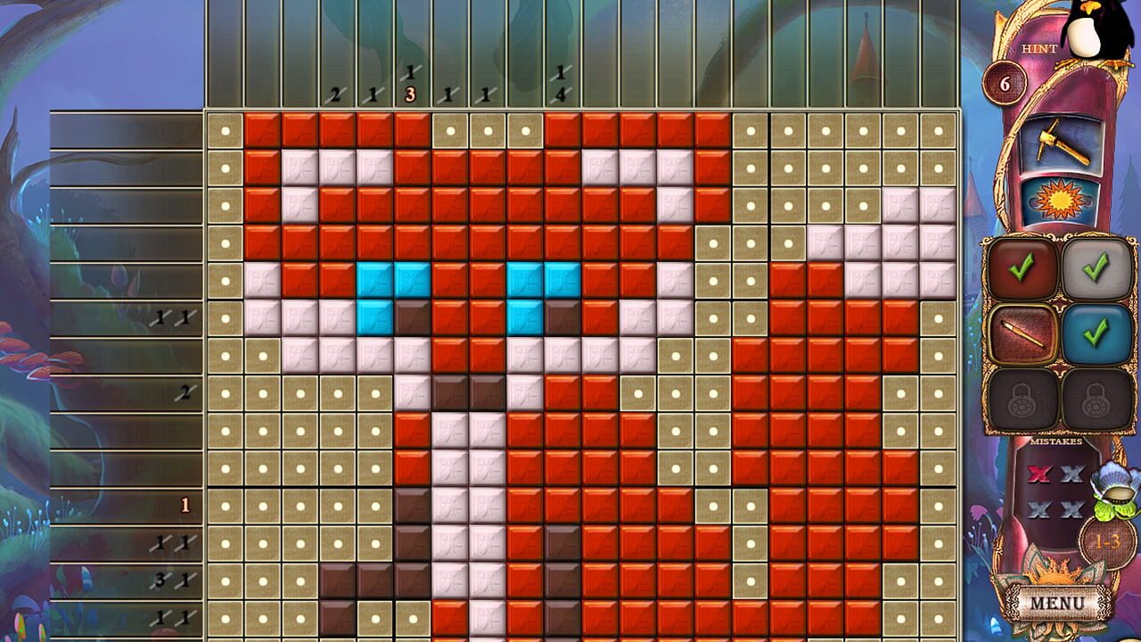 Screenshot for Fantasy Mosaics 26: Fairytale Garden