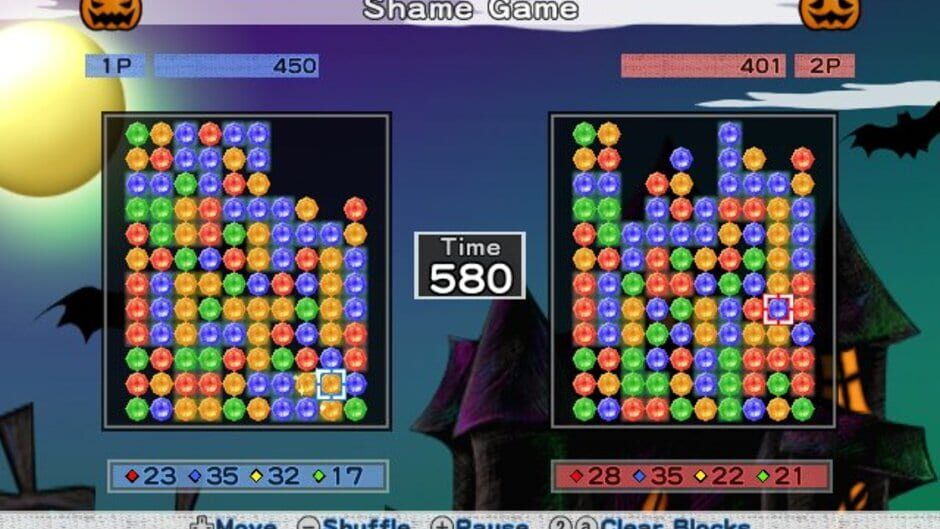 Screenshot for Pop 'Em Drop 'Em SameGame