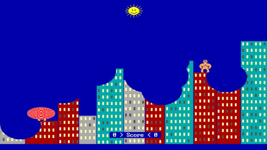 Screenshot for Qbasic Gorillas