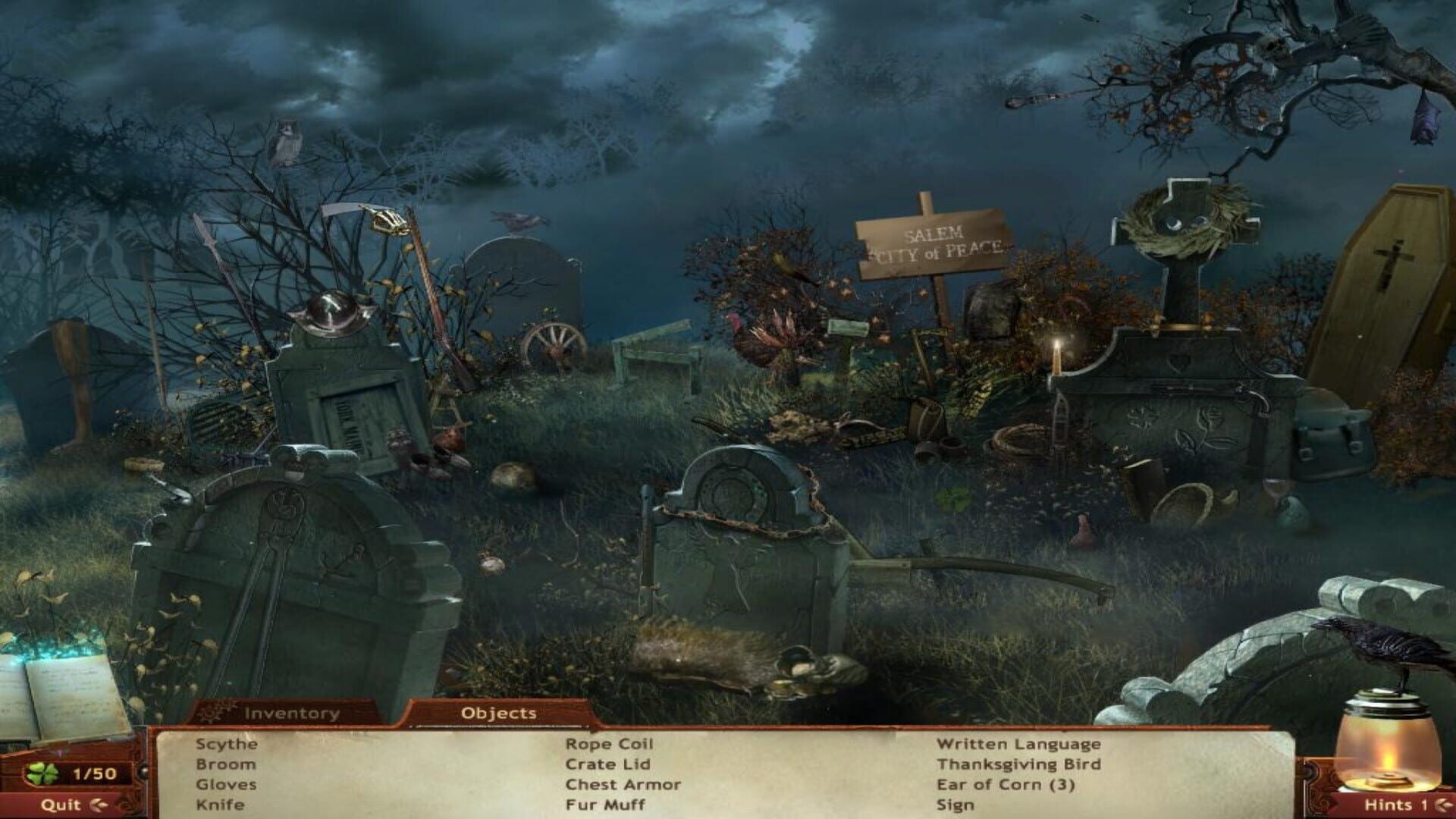 Screenshot for Midnight Mysteries 2: Salem Witch Trials