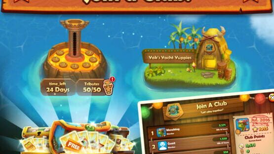 Screenshot for Tiki Solitaire TriPeaks