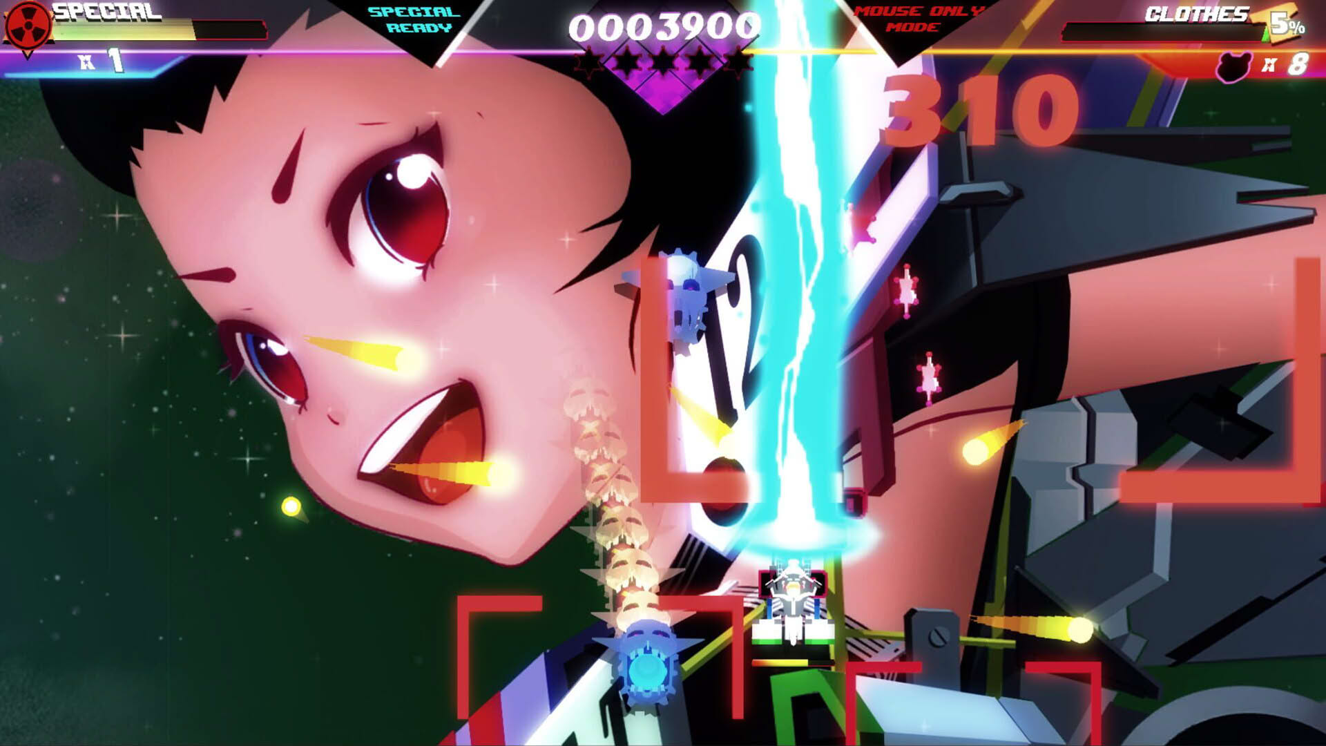 Screenshot for Deep Space Waifu: Flat Justice