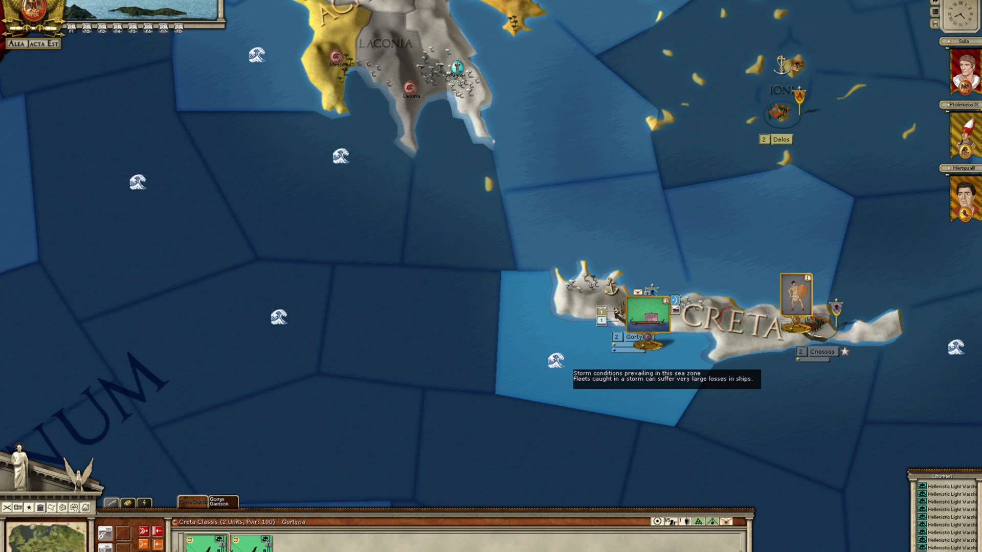 Screenshot for Alea Jacta Est