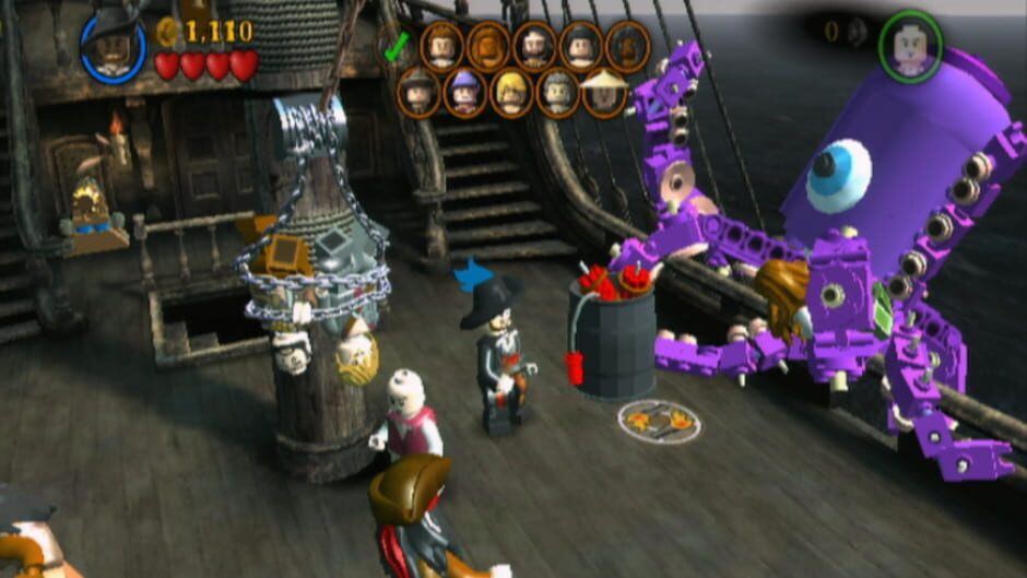 Screenshot for LEGO Pirates of the Caribbean: The Video Game