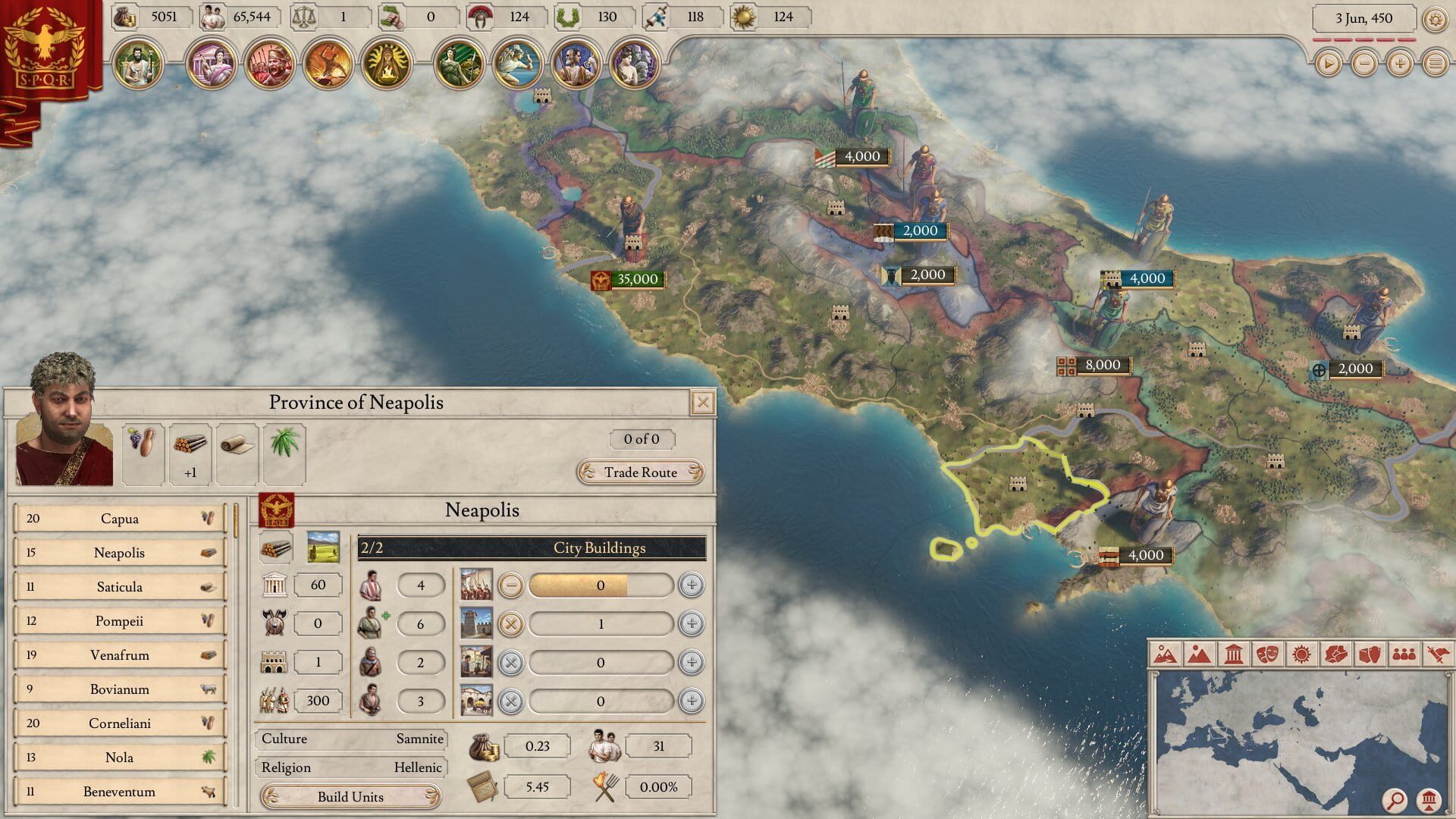 Screenshot for Imperator: Rome