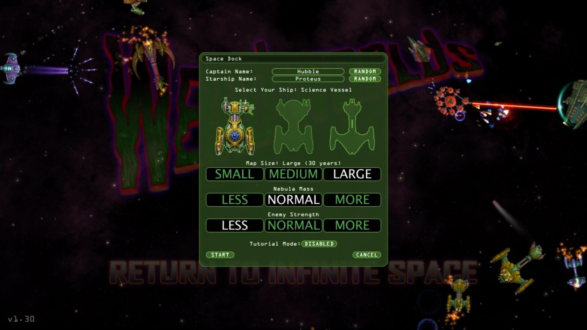 Screenshot for Weird Worlds: Return to Infinite Space