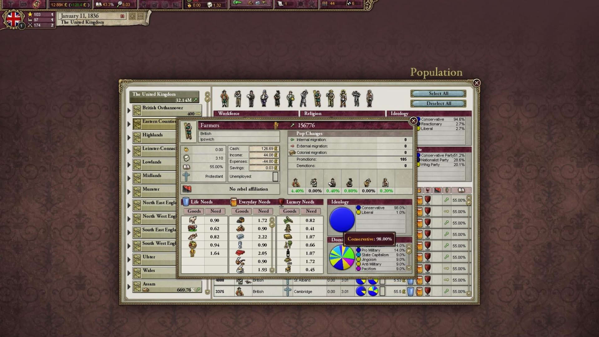 Screenshot for Victoria II