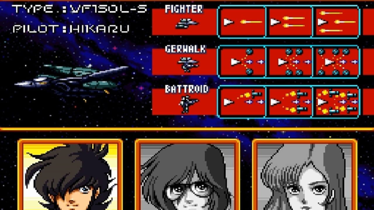 Screenshot for Choujikuu Yousai Macross: Scrambled Valkyrie