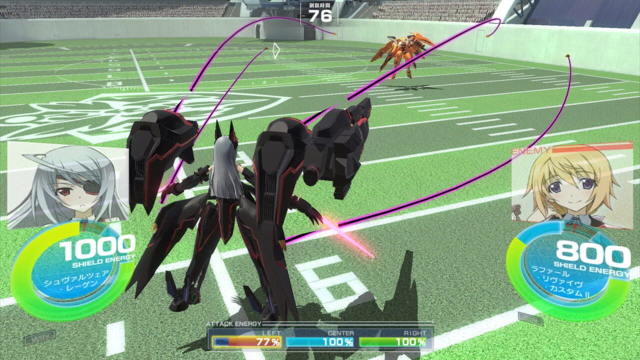 Screenshot for Infinite Stratos: Versus Colors