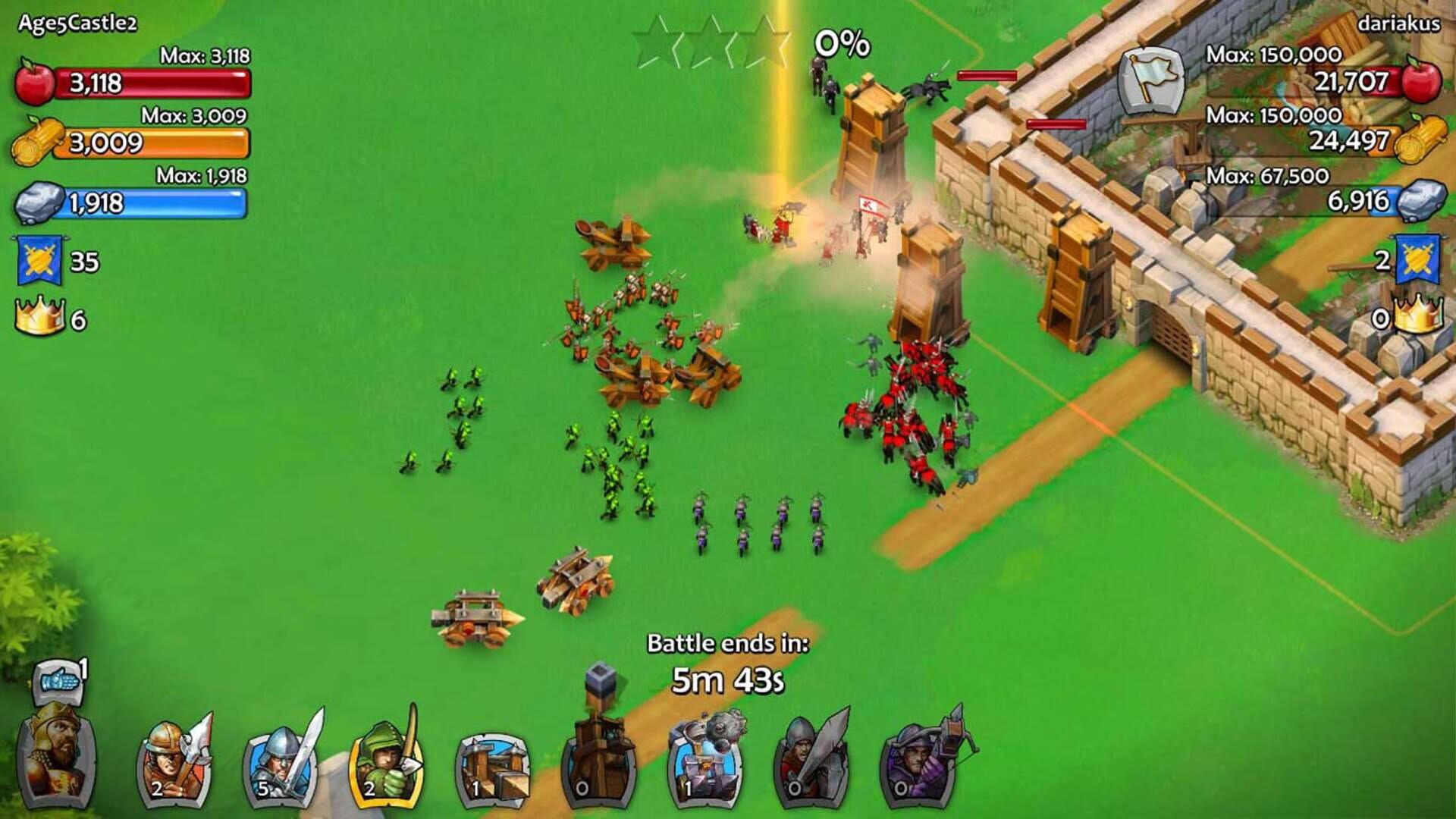 Screenshot for Age of Empires: Castle Siege