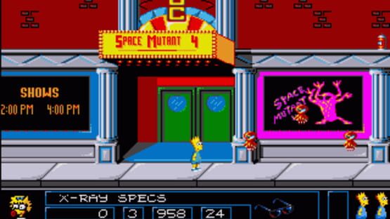 Screenshot for The Simpsons: Bart vs. The Space Mutants