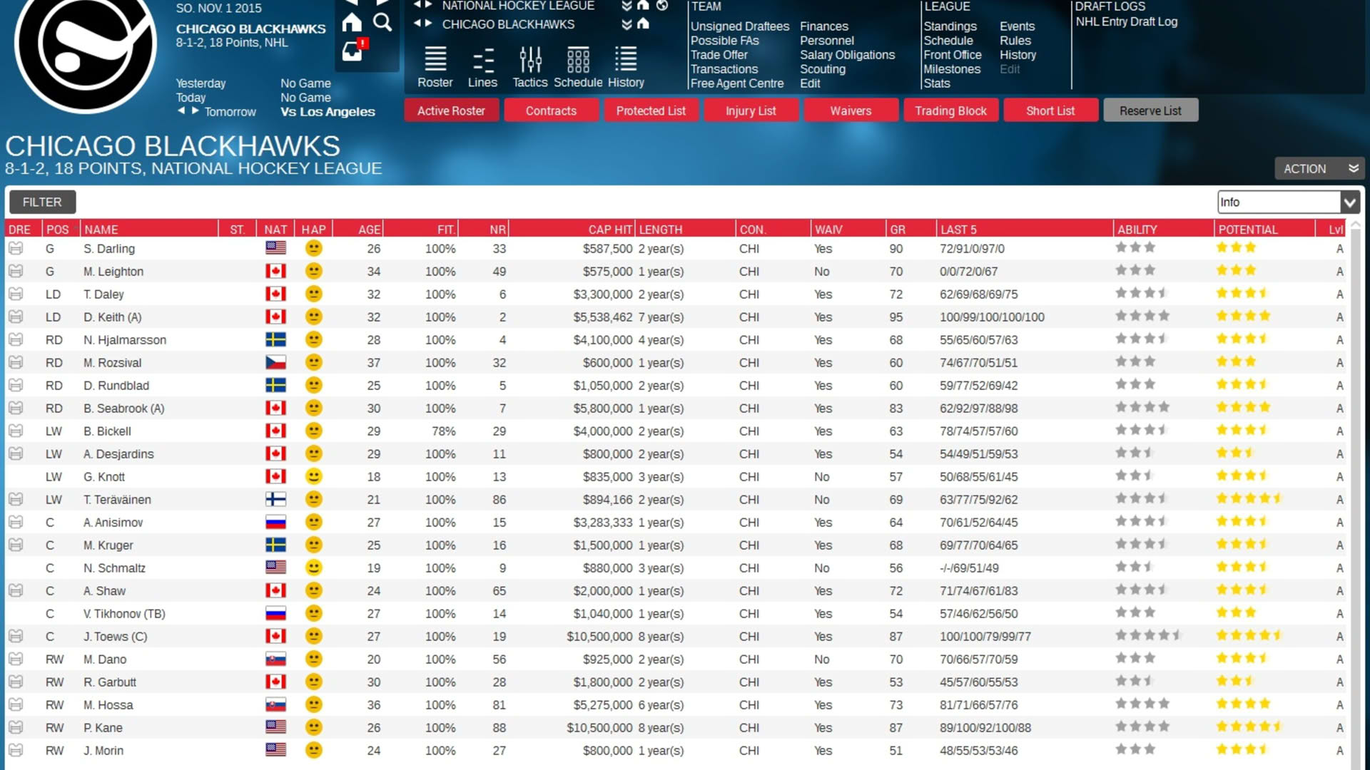 Screenshot for Franchise Hockey Manager 2