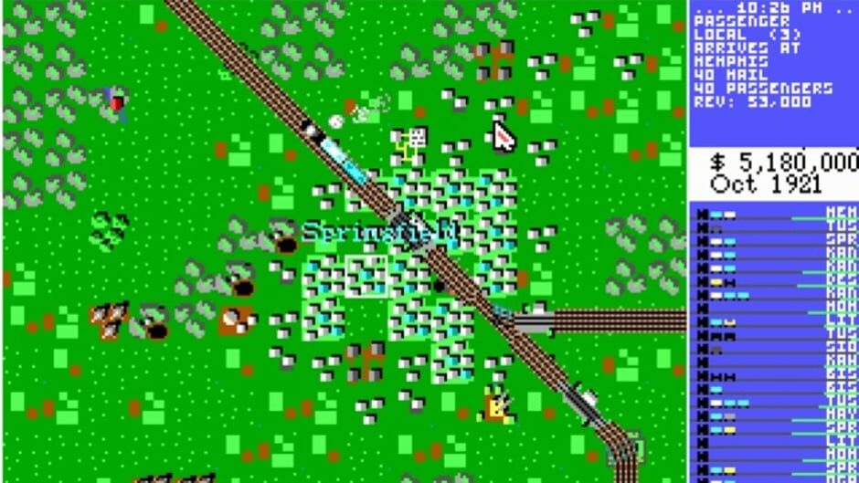 Screenshot for Sid Meier's Railroad Tycoon