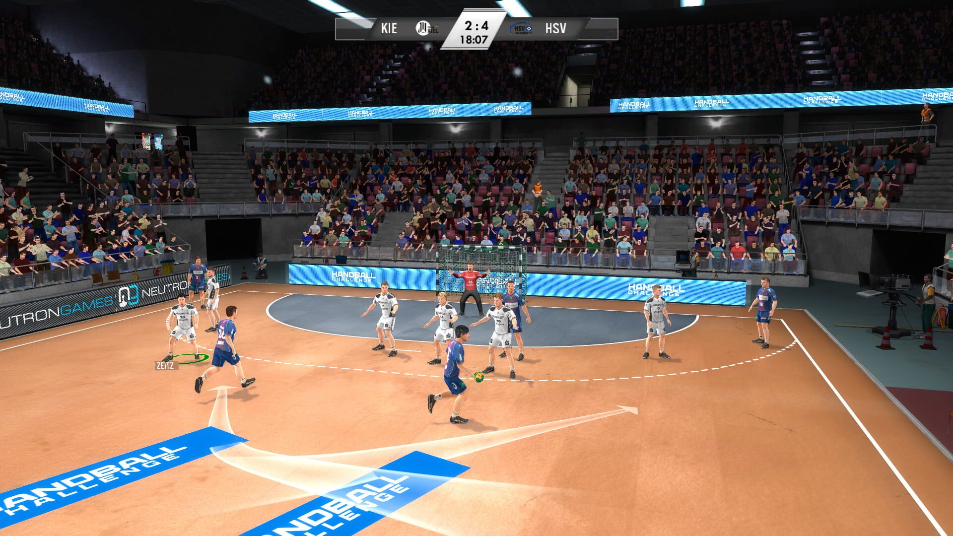 Screenshot for IHF Handball Challenge 14
