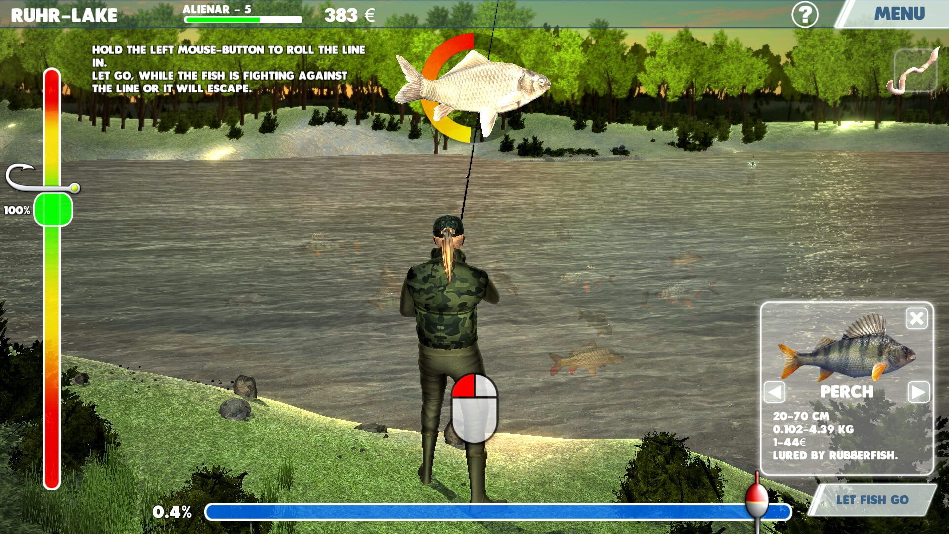 Screenshot for 3D Arcade Fishing