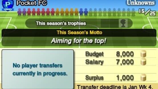 Screenshot for Nintendo Pocket Football Club