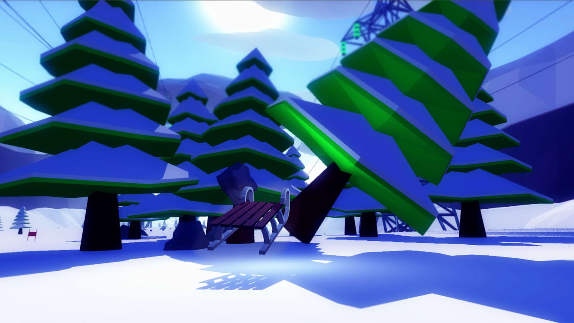 Screenshot for Totally Realistic Sledding VR