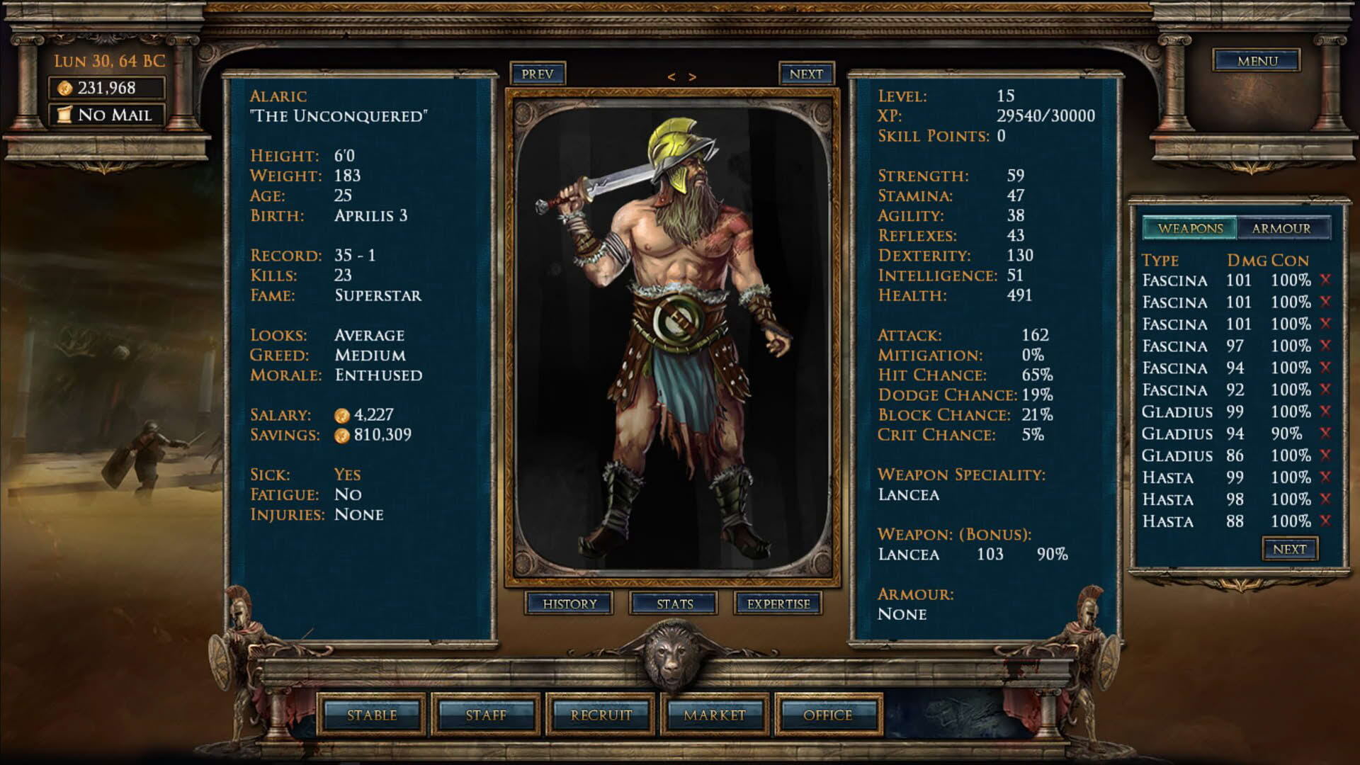 Screenshot for Age of Gladiators
