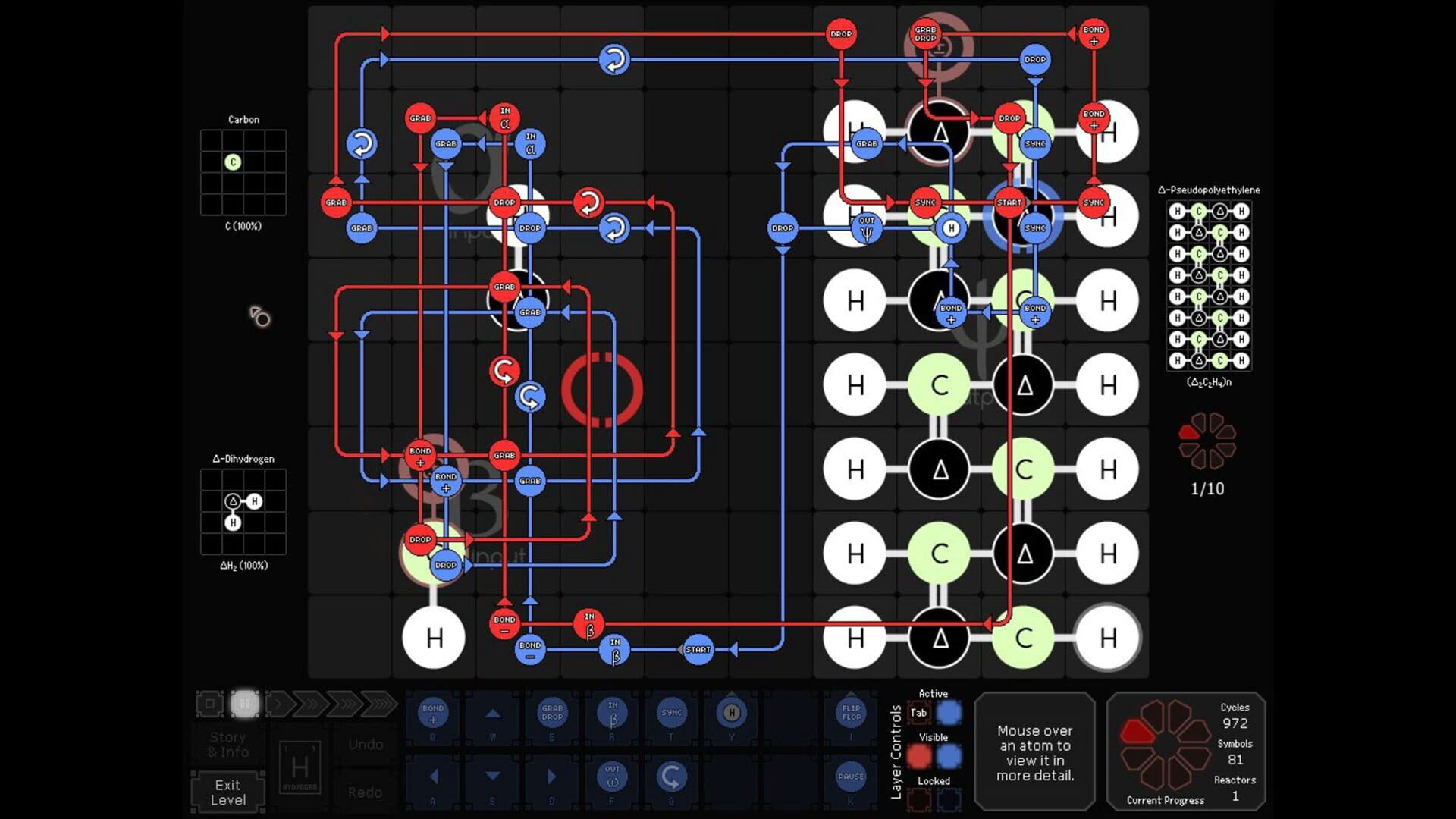 Screenshot for SpaceChem