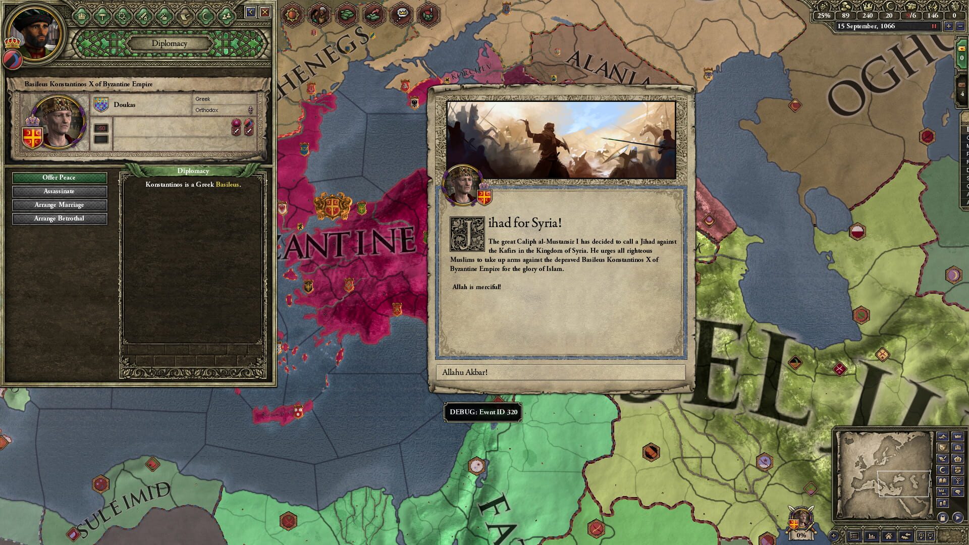 Screenshot for Crusader Kings II: Sword of Islam