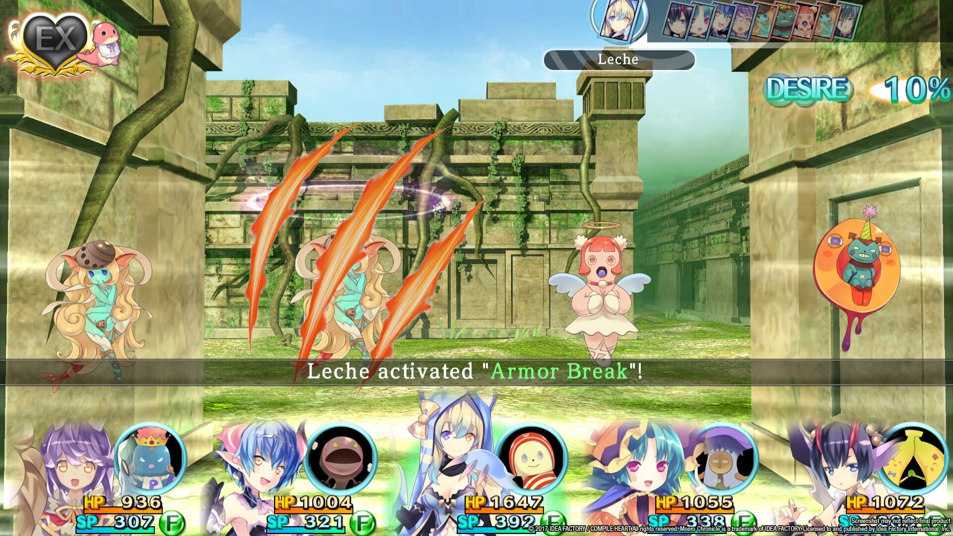 Screenshot for Moero Chronicle