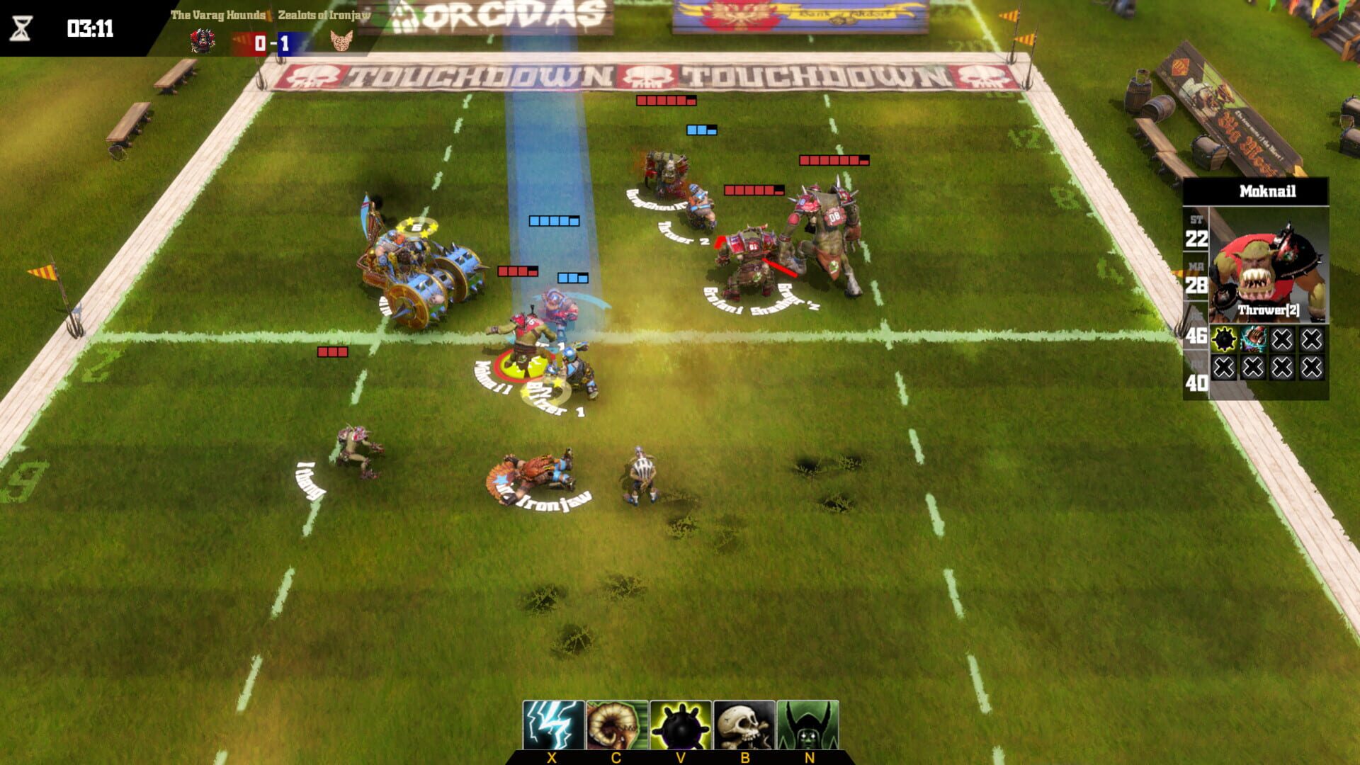 Screenshot for Blood Bowl: Death Zone