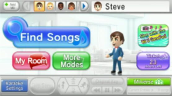 Screenshot for Wii Karaoke U by Joysound