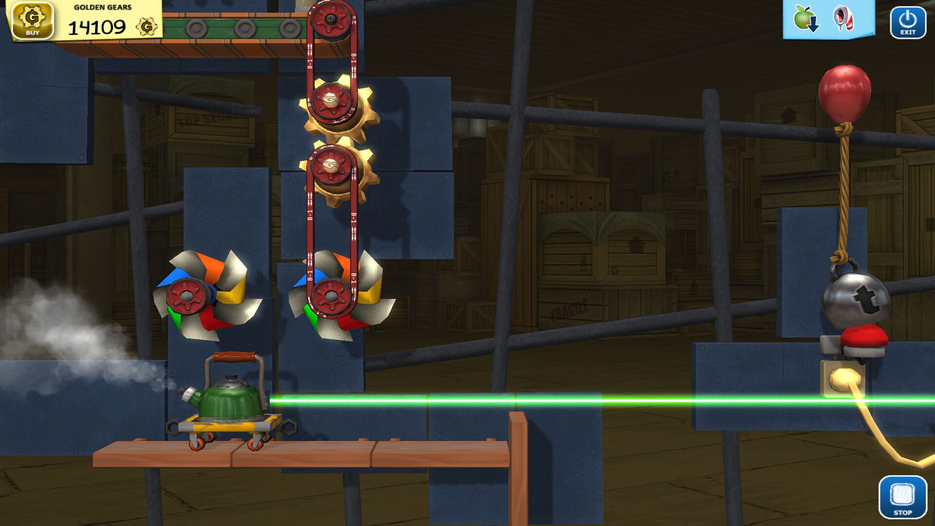Screenshot for Crazy Machines: Golden Gears